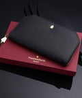 FountainEarth Signature Zip Leather Wallet for Women - FountainEarth