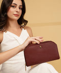 FountainEarth Signature Zip Leather Wallet for Women - FountainEarth