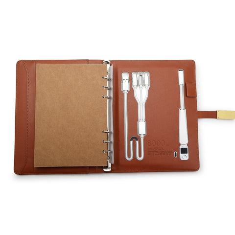 FountainEarth Smart Diary – Tan Edition | Where Craft Meets Innovation - FountainEarth
