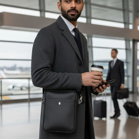 FountainEarth Voyager Crossbody Travel Bag — Sustainable Luxury for Modern Journeys - FountainEarth