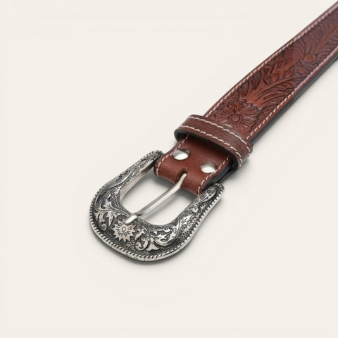 Gaucho Hand - Beaded Leather Belt - FountainEarth