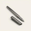 Gunmetal Diamond - Cut Brass Pen — Solid Brass, G2 Refill - FountainEarth