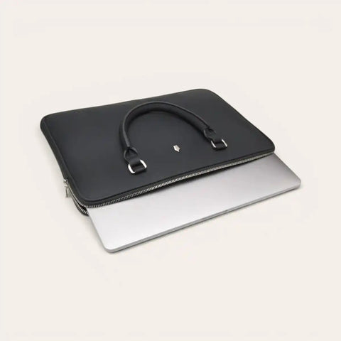 Lexor Ultra Slim Leather Laptop Sleeve — Fits 15" Laptop / 12.9" Tablet - FountainEarth