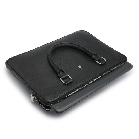 Lexor Ultra Slim Leather Laptop Sleeve for Men and Women - FountainEarth