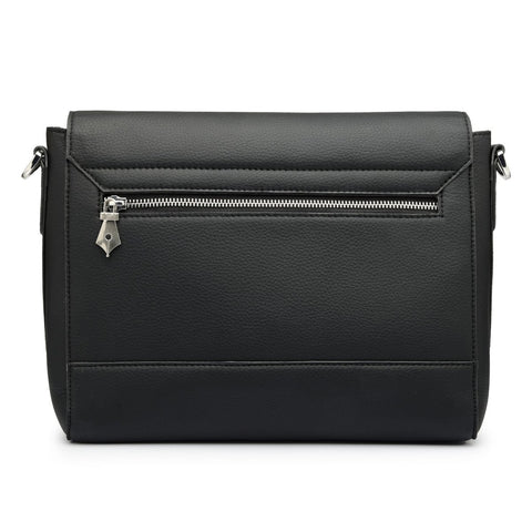 Meridian Recycled Leather Messenger Bag for Men and Women - FountainEarth