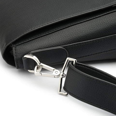 Meridian Recycled Leather Messenger Bag for Men and Women - FountainEarth
