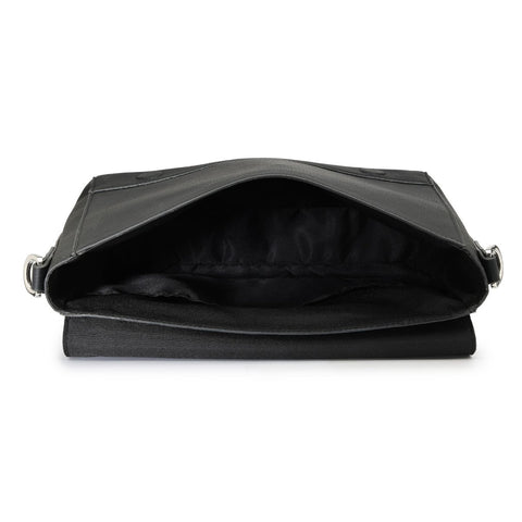 Meridian Recycled Leather Messenger Bag for Men and Women - FountainEarth