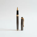 Olive Luxe Metal Body Roller Ball Pen with Golden Finish - FountainEarth