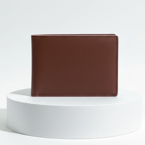 Ormee Saffiano Leather Wallet. Structured elegance for every day. - FountainEarth