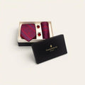 Pink Abstract Print Tie Set — Tie, Pocket Square, Cufflinks - FountainEarth
