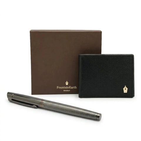 Rakhi Gift — Wallet & Pen Bundle - FountainEarth