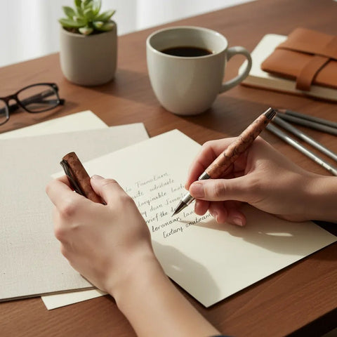 Rare Marble Finish Metal Body Roller Ball Pen - FountainEarth