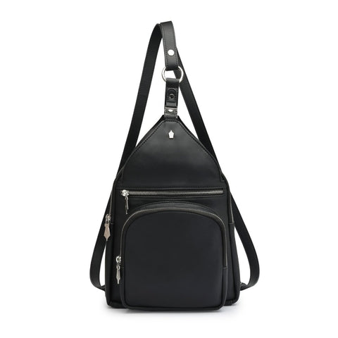 ReCraft 2 - in - 1 Convertible Recycled Leather Bag for Men and Women - FountainEarth