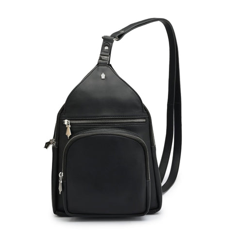 ReCraft 2 - in - 1 Convertible Recycled Leather Bag for Men and Women - FountainEarth