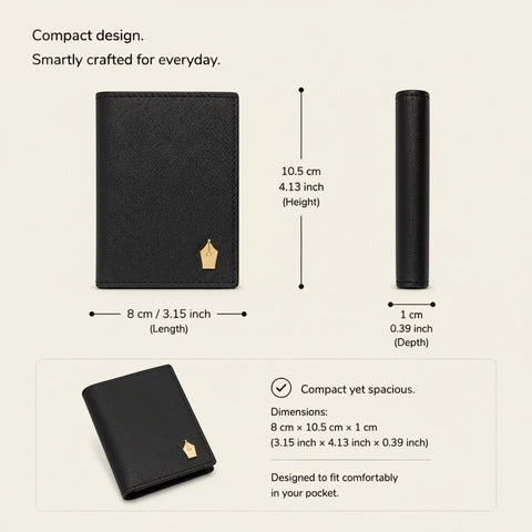 Signature Mini Bifold Wallet - FountainEarth
