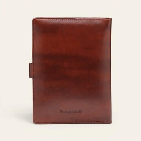 Smart Charging Diary + Brass Pen Desk Combo — Wireless + 10,000 mAh - FountainEarth