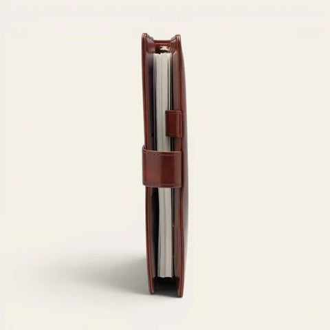 Smart Charging Diary Tan — Wireless + 10,000 mAh, A5 Leather - FountainEarth