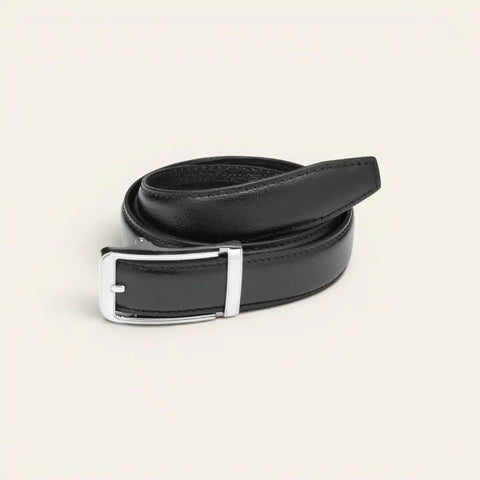 Smart Fit No - Hole Leather Belt — LWG - Certified, Locking Ratchet - FountainEarth
