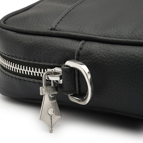 Voyager Recycled Leather Crossbody Bag for Men and Women - FountainEarth